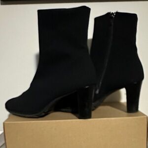 Paul Green Munchen Black Heeled Boots